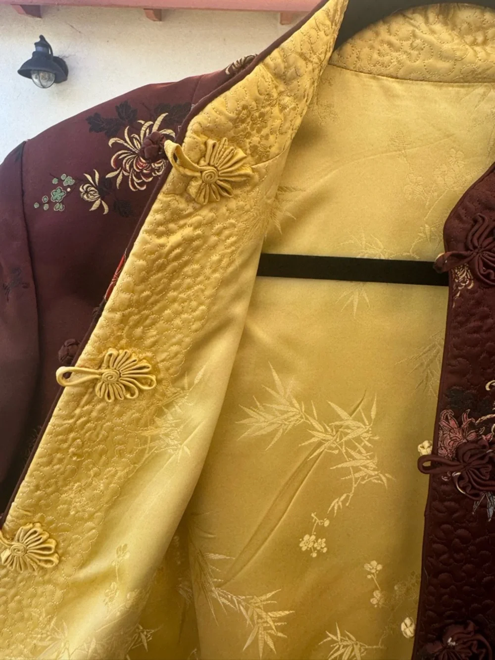 Mandarin jacket silk peony brand - Picture 5 of 9